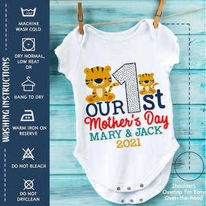 First Mother's Day: Custom Matching Tees for Mom & Her Baby - GiftShire