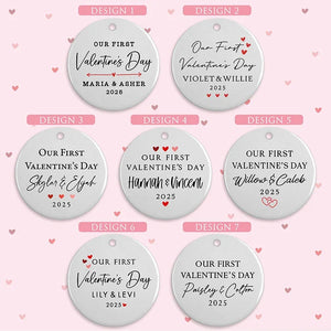 First Valentine's Day Ornaments for Couples - GiftShire