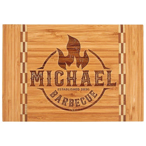 Personalized Cutting Board for Men, Dad Grilling Gift, Christmas Gift - GiftShire