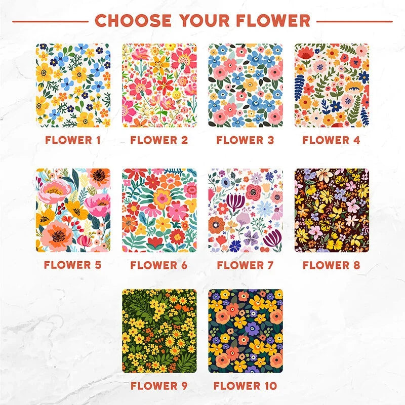 Floral MOM Sign with Children Names – Wood Wall Sign