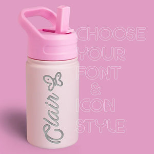 Food Grade Hydration! Kids Personalized Water Bottle - 12 Oz - GiftShire