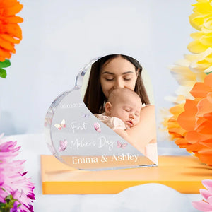 Free-standing Photo Heart Block for Mother's Day - GiftShire