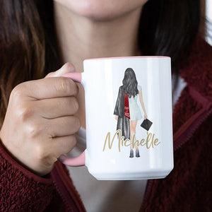 Custom Graduation Clipart Mug, Gift for Graduation - GiftShire