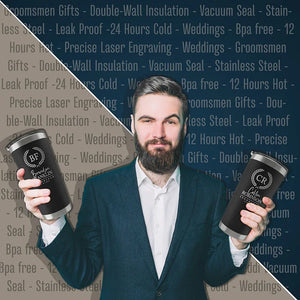 Groomsmen Proposal Gift - Be My Groomsman Tumbler - GiftShire