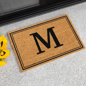 Initial Doormat – Personalized with Family Name - GiftShire