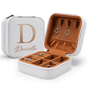 Initial, Name Personalized Jewelry Box For Her - GiftShire