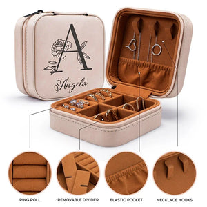 Initial, Name Personalized Jewelry Box For Her - GiftShire