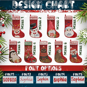 Inspirational Stockings for Christmas with Custom Name - GiftShire