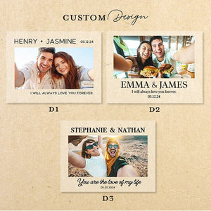 Lovelight Couples Picture Frame with U-shaped Night Light - GiftShire