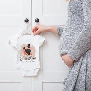 Baby and Mom' 1st Mother's Day Customized Matching Shirts - GiftShire