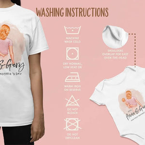 Baby and Mom' 1st Mother's Day Customized Matching Shirts - GiftShire