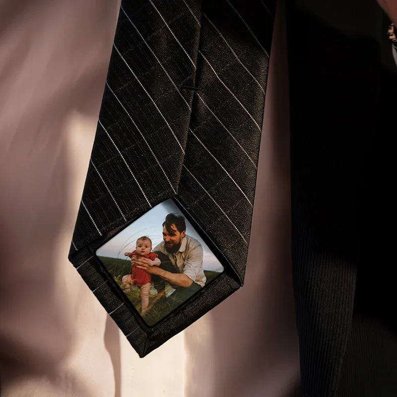 Men's Tie Patch with Custom Photo