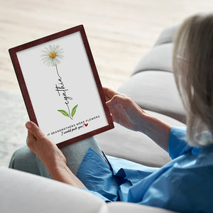 Mothers and Flowers - Personalized Home Decor Frame - GiftShire