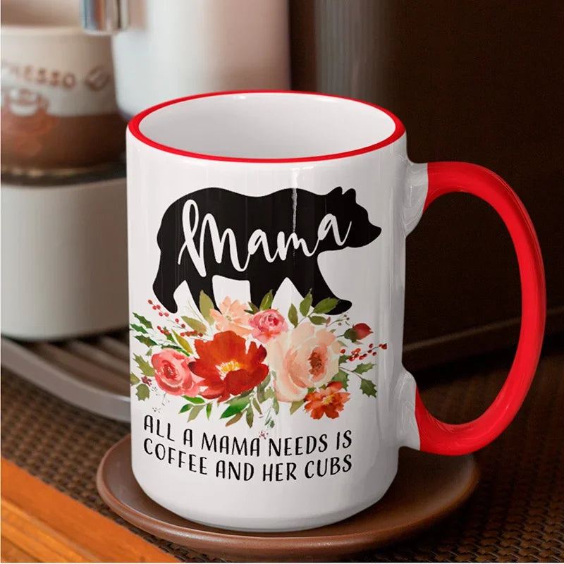 Mother's Day Custom Mug - Mama & Nana Bear