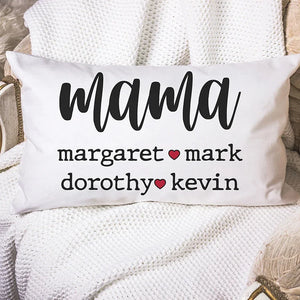 Mother's Day Personalized 20x30 Mama and Nana Pillow - GiftShire