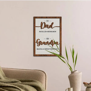 Name Sign For Dad Grandpa - GiftShire