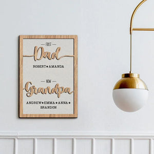 Name Sign For Dad Grandpa - GiftShire
