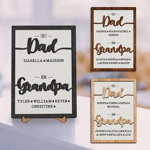 Name Sign For Dad Grandpa - GiftShire