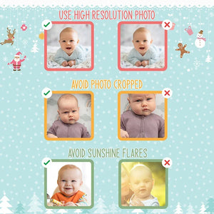 Personalized Baby Face Ornament - GiftShire