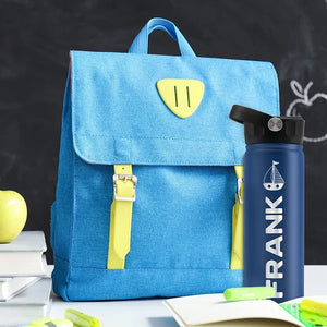 Personalized Back To School Kids Water Bottle - 18 Oz - GiftShire