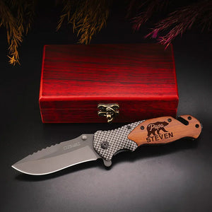 Personalized EDC Fiber Pocket Knife For Everyday Carry - GiftShire