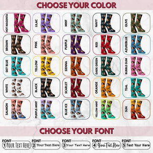 Personalized face on Socks for Adults, Young and Kids - GiftShire