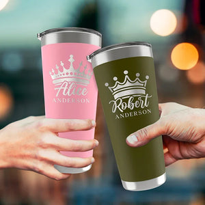 Personalized His & Hers Tumblers - Matching Gift For Couples - GiftShire