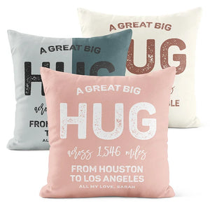 Personalized Hug Cushion Pillow with a Big Hug - GiftShire