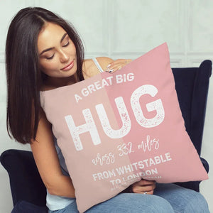 Personalized Hug Cushion Pillow with a Big Hug - GiftShire