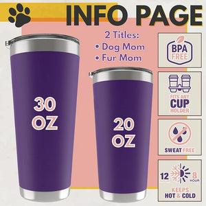 Personalized Mother's Day Tumbler for Paw-some Dog Moms - GiftShire