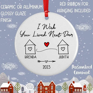 Custom Best Friends Ornament - GiftShire