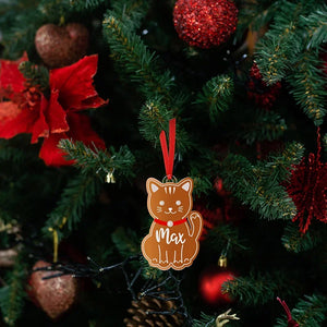 Personalized Pet Ornaments - Ginger Dog & Ginger Cat - GiftShire