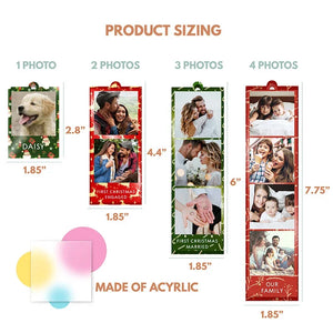 Personalized Photo Token Christmas Ornament - GiftShire