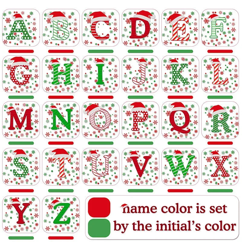 Personalized Santa Sack with Custom Initial and Name - GiftShire