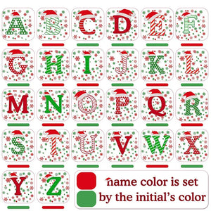Personalized Santa Sack with Custom Initial and Name - GiftShire