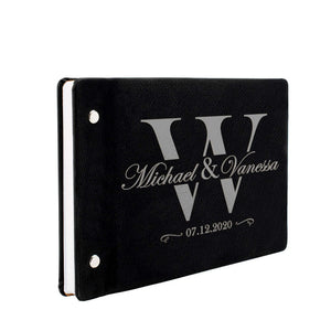 Personalized Wedding Guest Book - Custom Wedding Guest Book, Gift for Couple - GiftShire