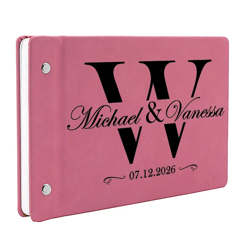 Personalized Wedding Guest Book for Good Wishes
