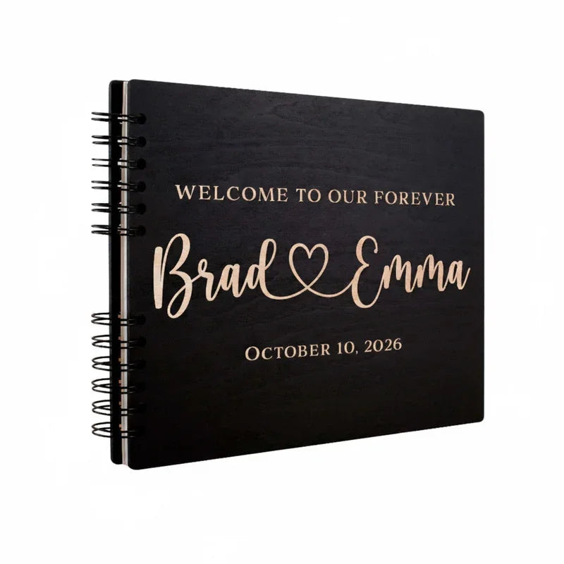 Welcome to Our Forever Guestbook - Personalize for Wedding