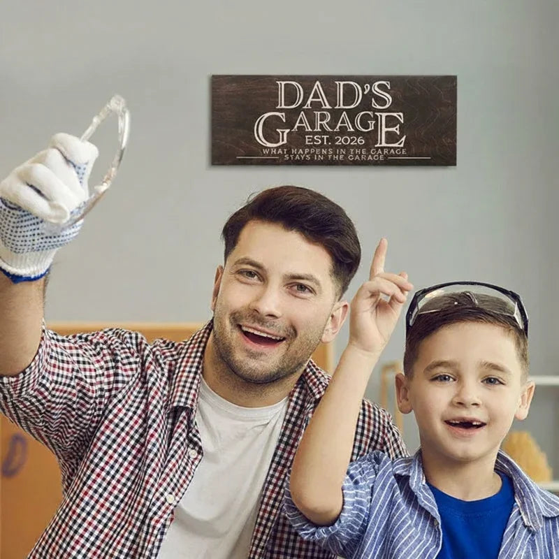 Customized Wooden Father Sign