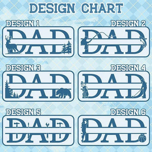 Personalized Wooden Dad Sign - GiftShire
