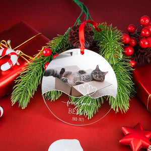 Sympathy Memorial Gifts - Custom Photo ornament - GiftShire