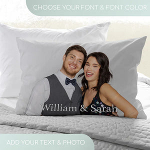 Photo Memory Pillow: Custom Photos and Text - GiftShire