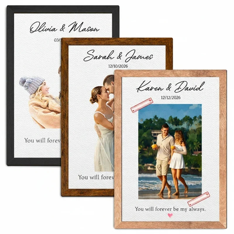 Photo Print Custom Frame Timeless Valentine's Gift