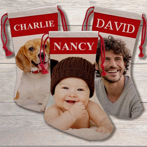 Print Photo Stocking for Christmas - GiftShire