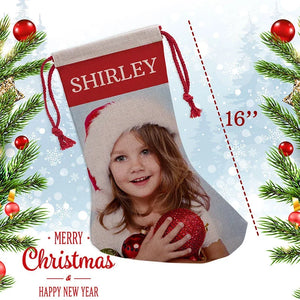 Print Photo Stocking for Christmas - GiftShire