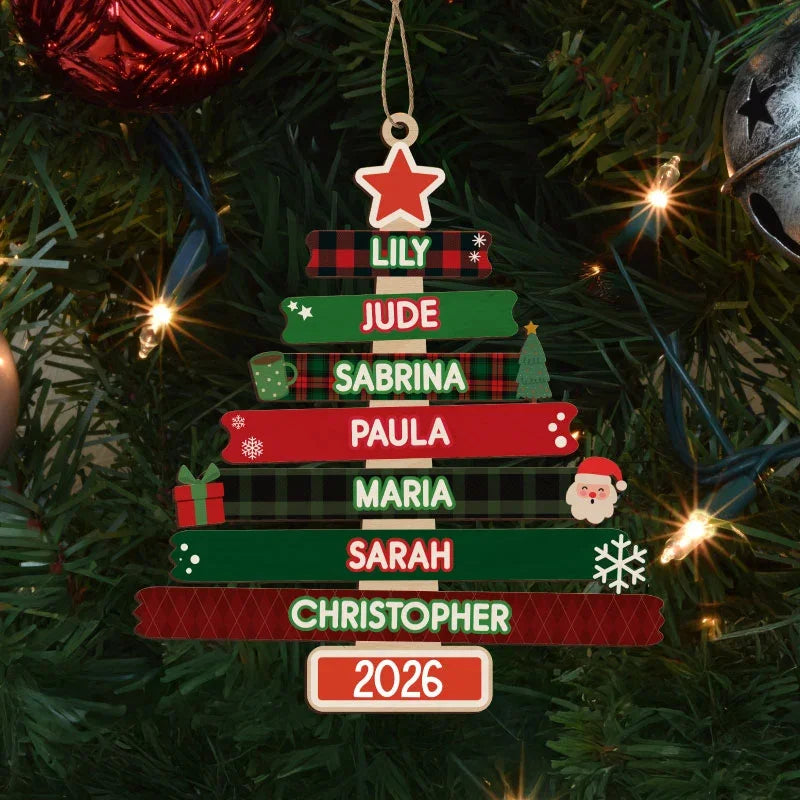 Ready To Hang Tree Decorations - Personalized Ornaments for Christmas