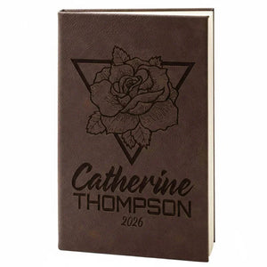 Personalized Notebook - Custom Leather Notebook, Gift for Her - GiftShire