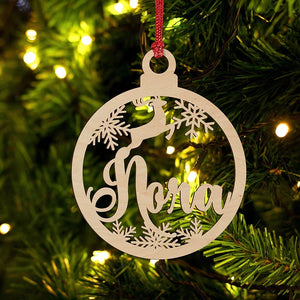 Shape Cut Christmas Ornament - GiftShire