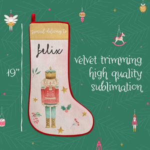 Special Delivery Nutcracker Christmas Stockings for Kids - GiftShire
