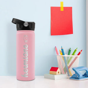 Stainless Steel Personalized Water Bottle for School Kids - GiftShire